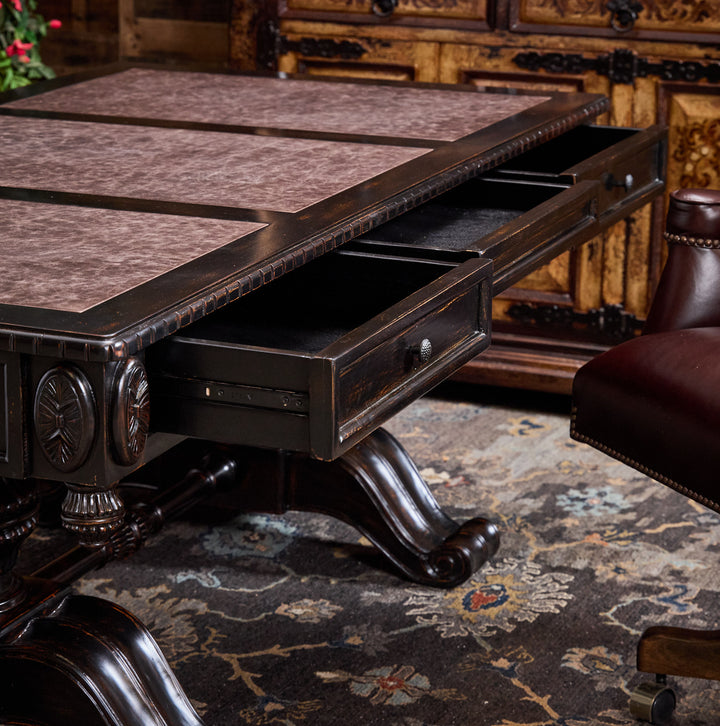 Espuela Carved Office Desk