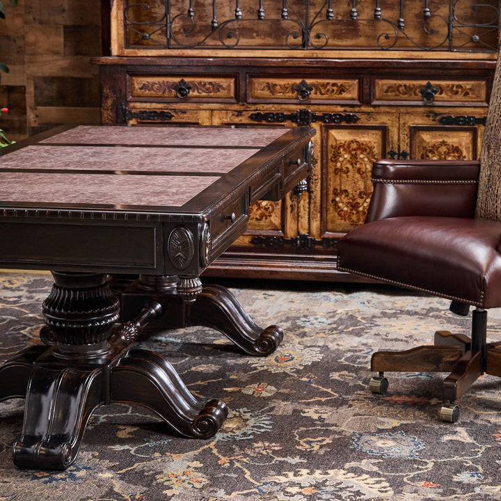Espuela Carved Office Desk