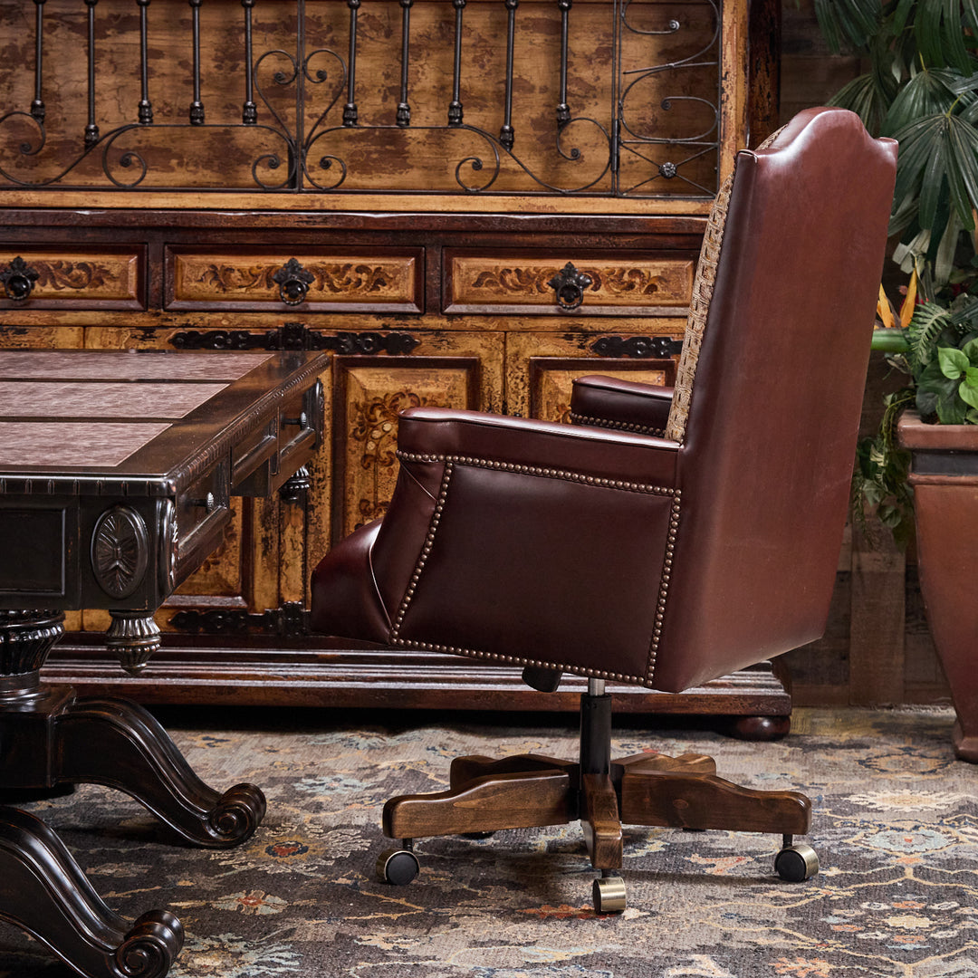 Croc Western Leather Office Chair
