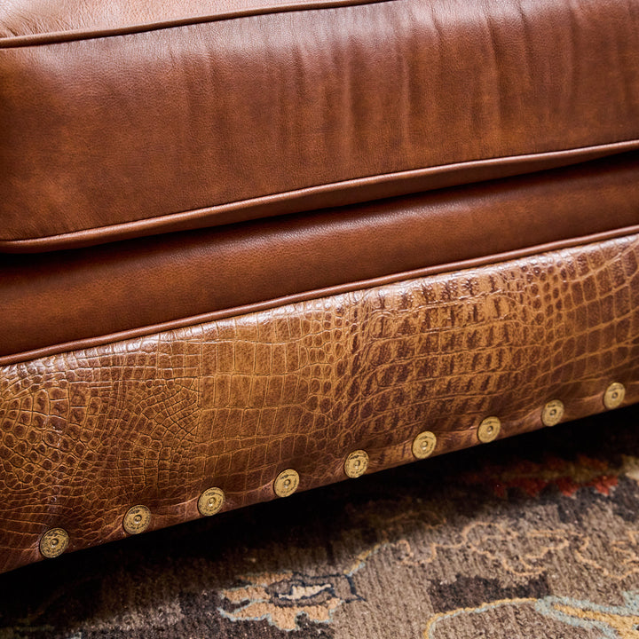 Timberlake Western Leather Sofa