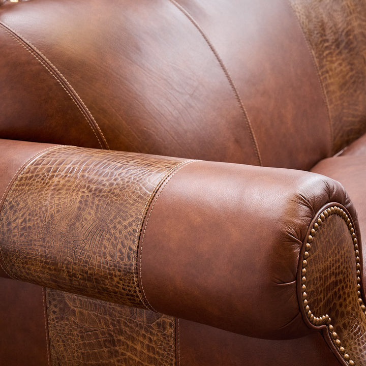 Timberlake Western Leather Sofa