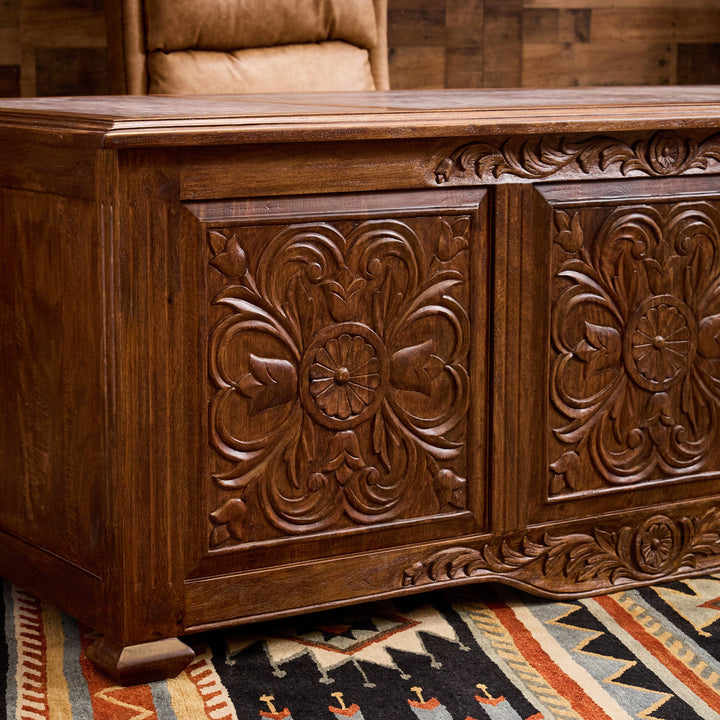 Pagosa Carved Office Desk