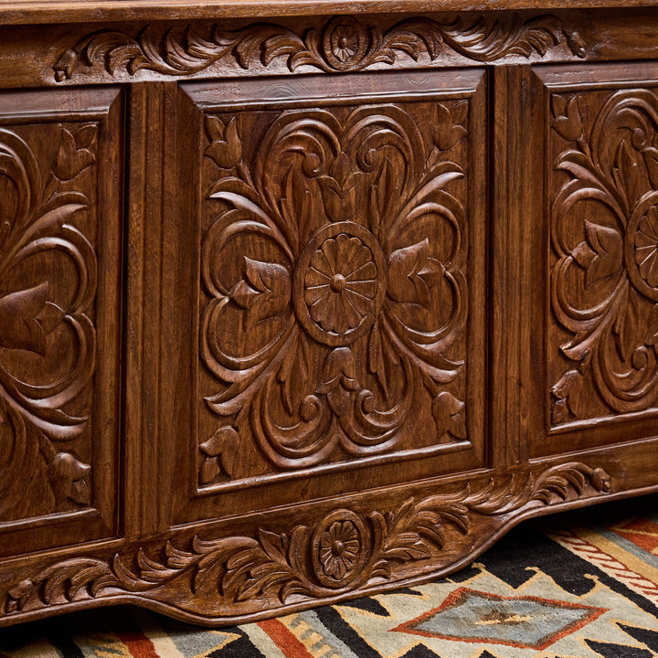 Pagosa Carved Office Desk