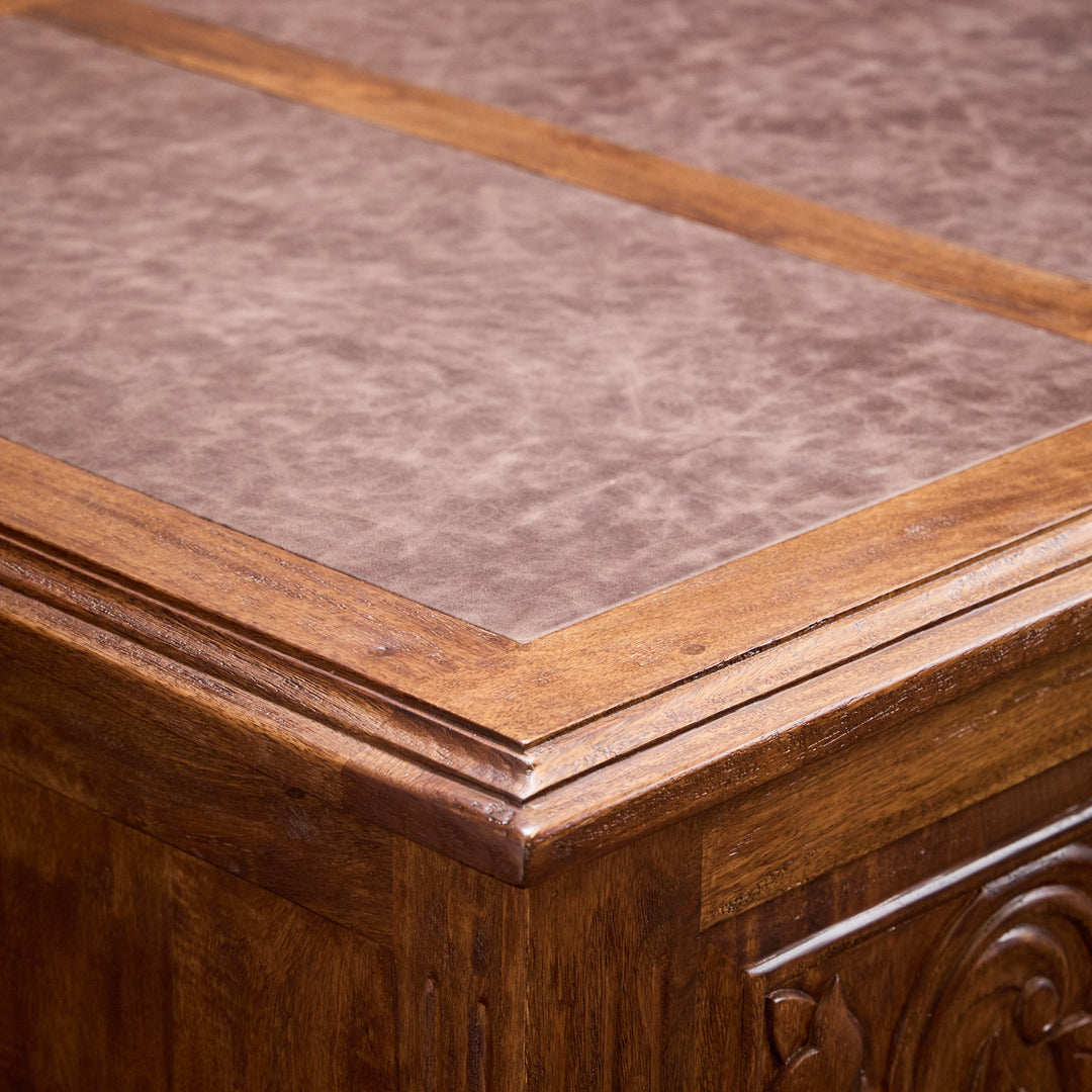 Pagosa Carved Office Desk