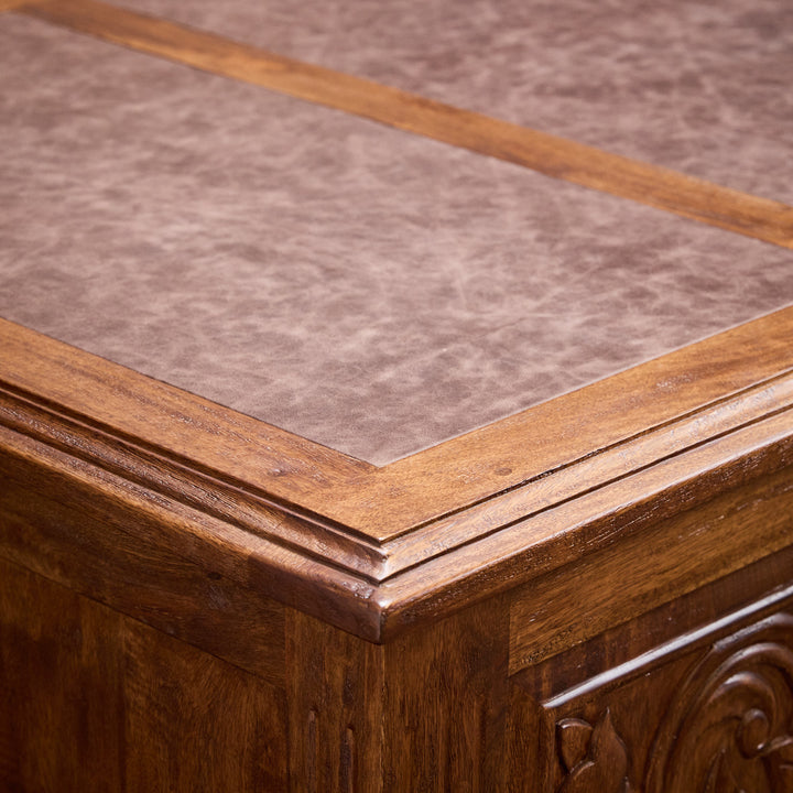 Pagosa Carved Office Desk
