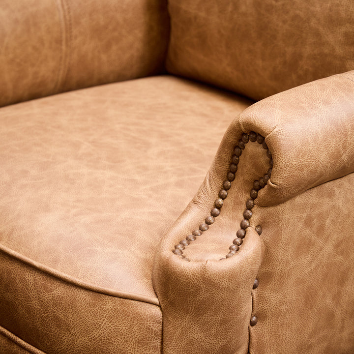 Out West Vanilla Leather Office Chair