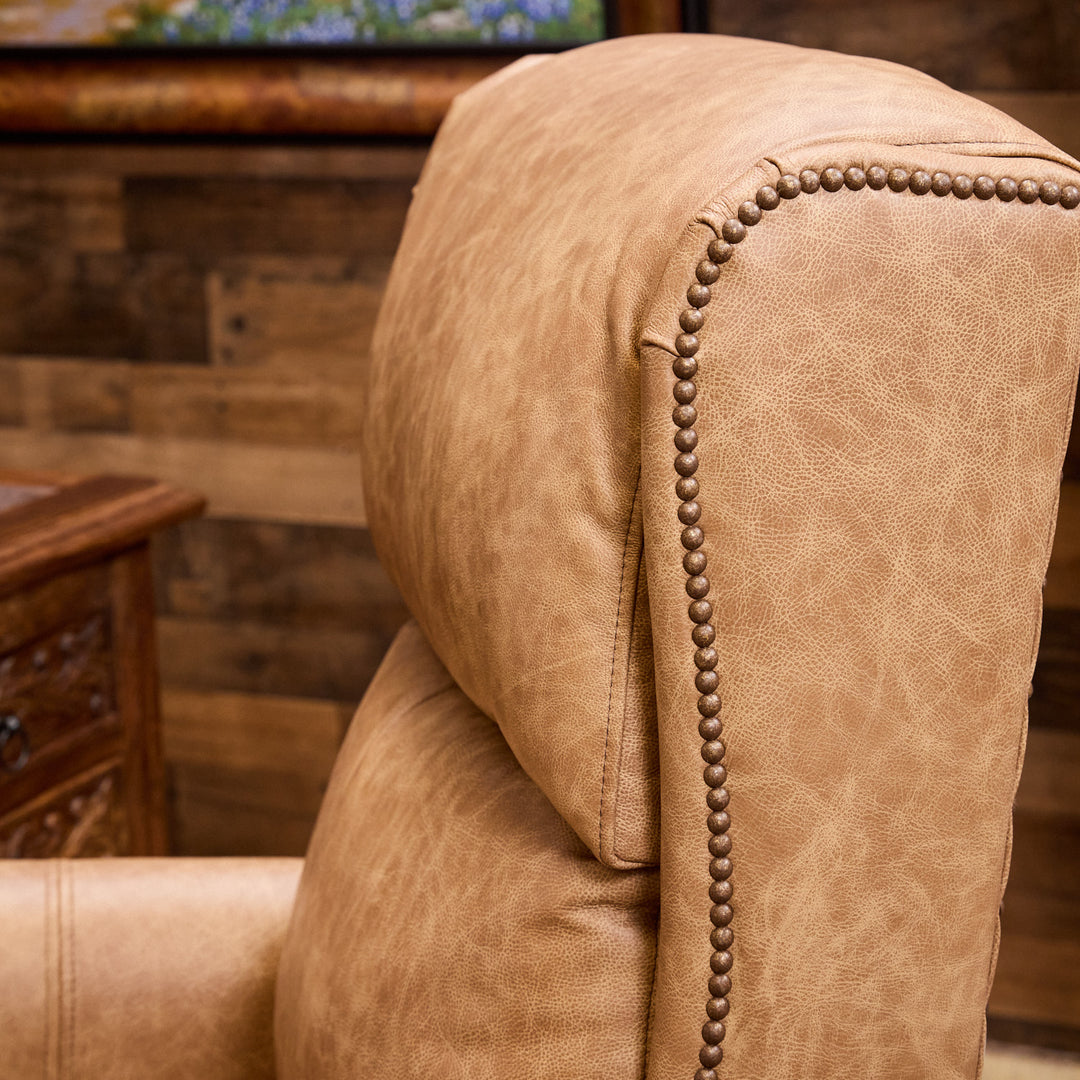 Out West Vanilla Leather Office Chair