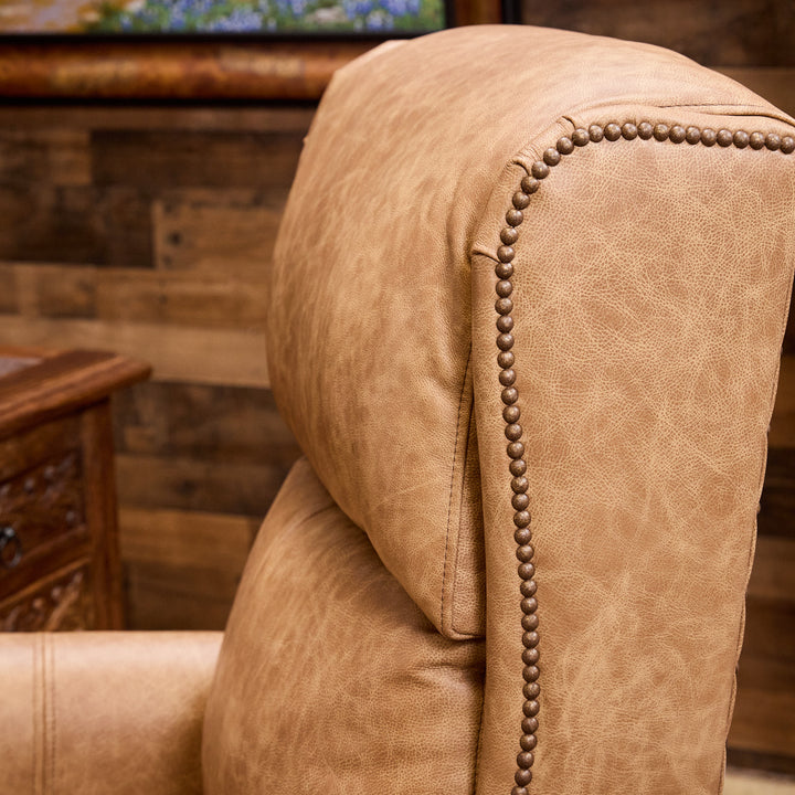 Out West Vanilla Leather Office Chair