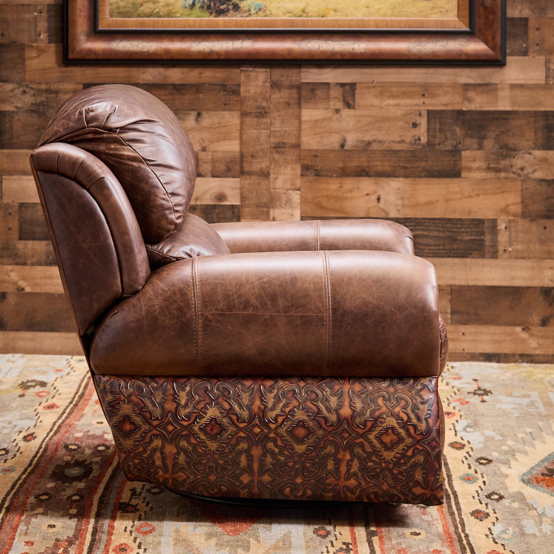Bosque Chocolate Coralino Leather Recliner