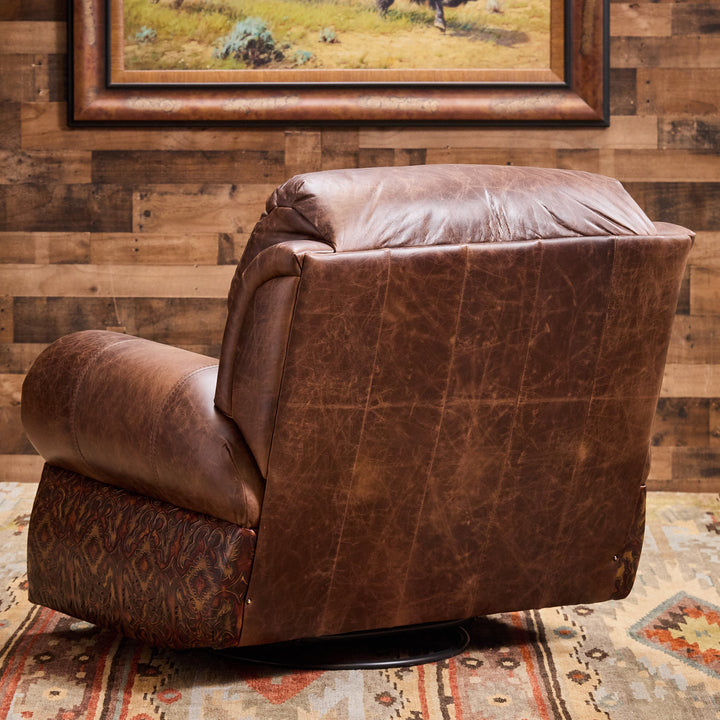 Bosque Chocolate Coralino Leather Recliner