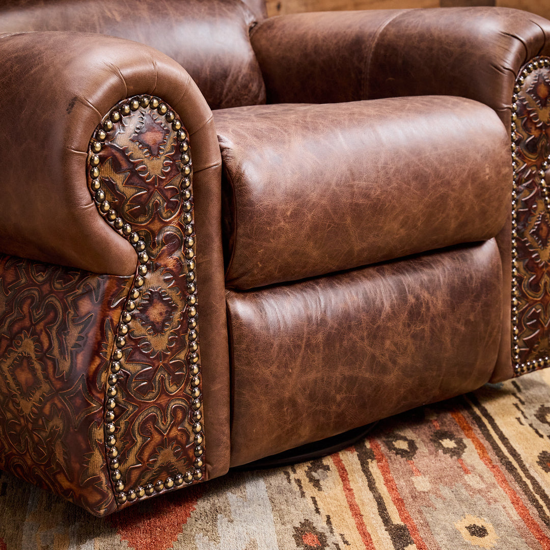 Bosque Chocolate Coralino Leather Recliner