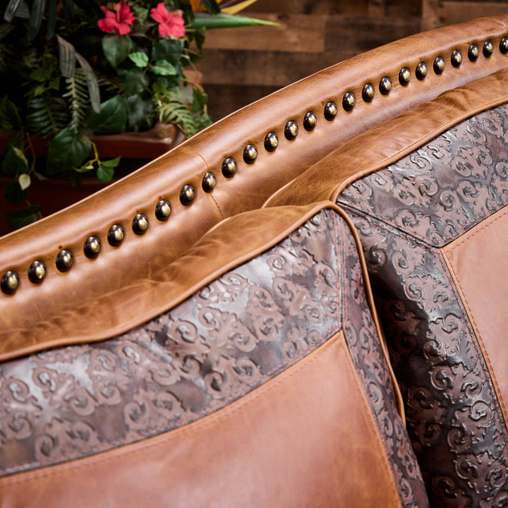 Rustic Truffle Leather Sectional