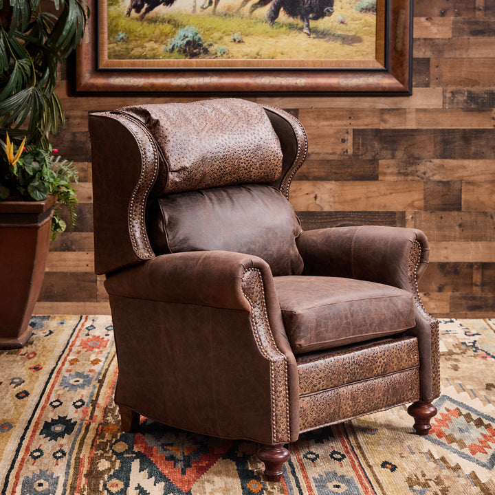 Justin Full Quil Leather Recliner