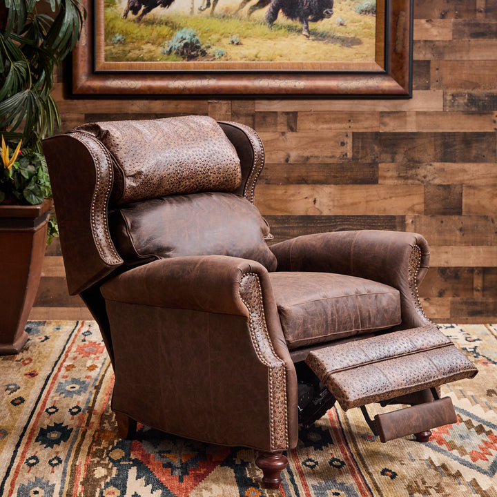 Justin Full Quil Leather Recliner