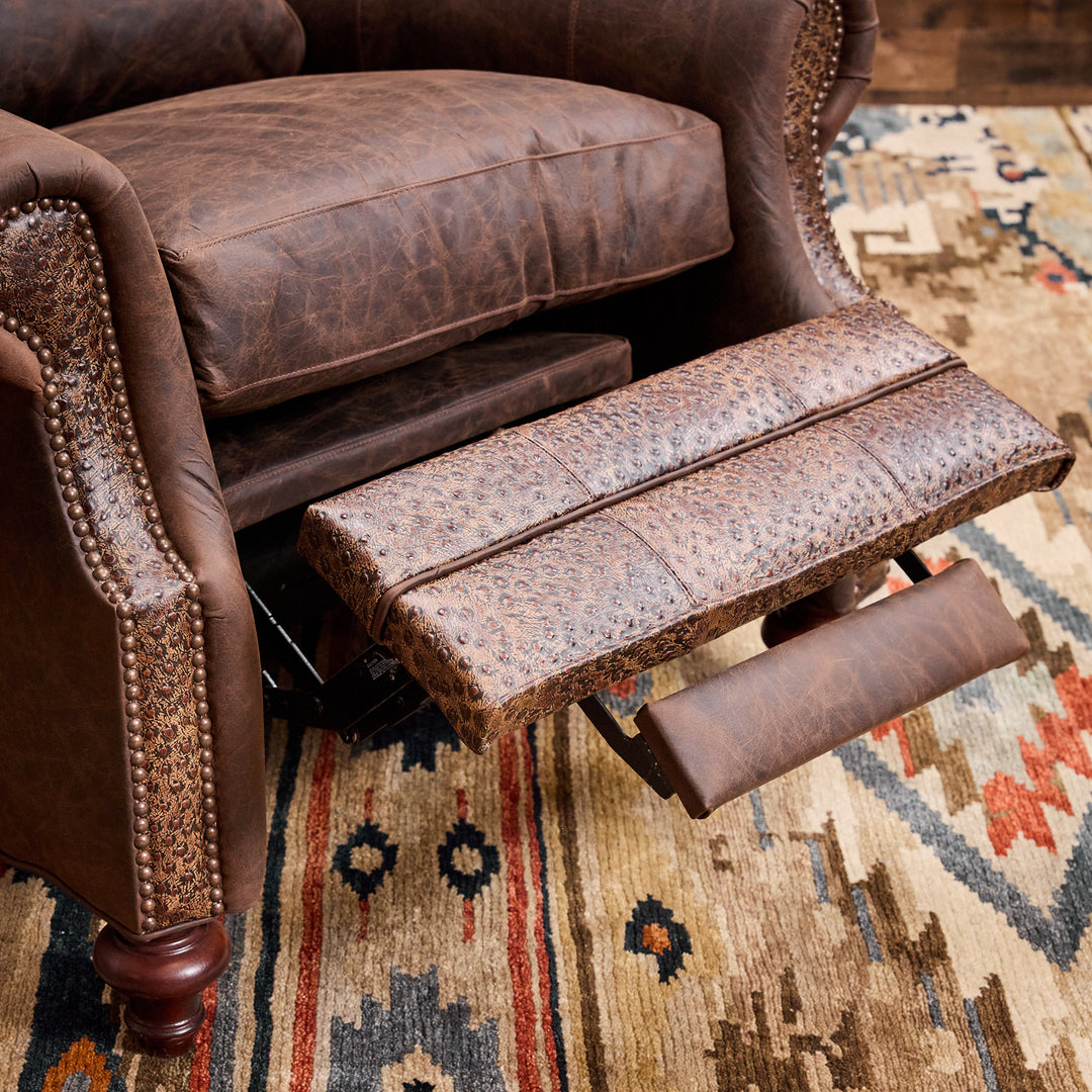 Justin Full Quil Leather Recliner