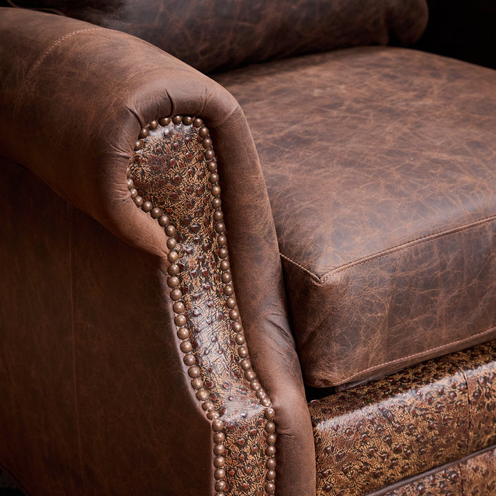 Justin Full Quil Leather Recliner