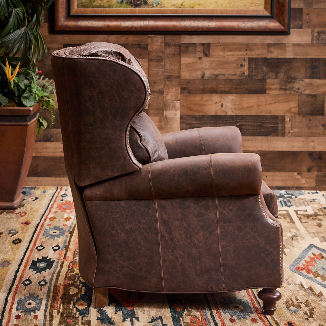 Justin Full Quil Leather Recliner