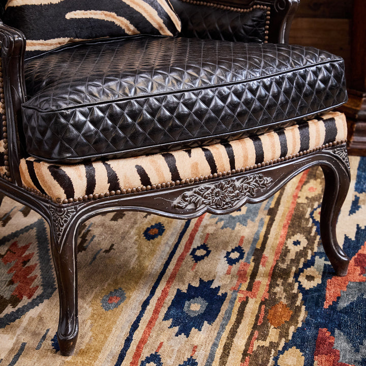 Danika Carved Zebra Chair
