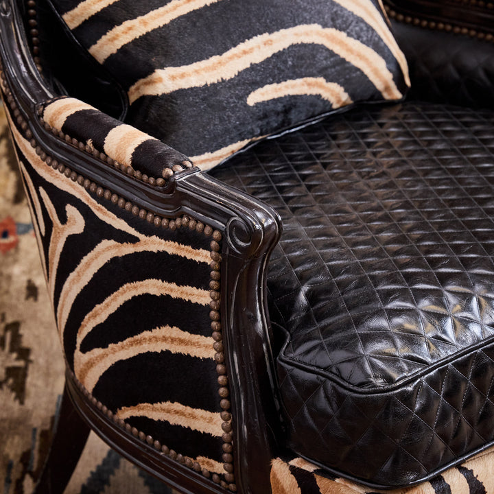 Danika Carved Zebra Chair