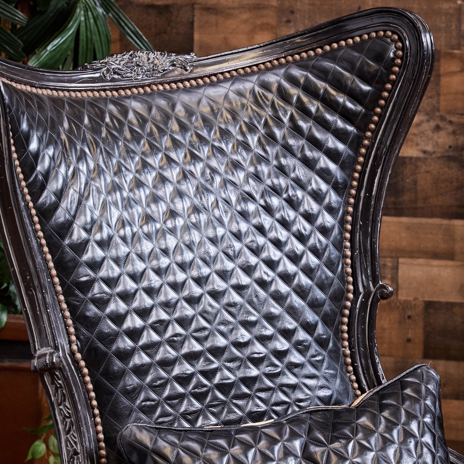 Danika Zebra Chair - Exotic Leather Chair – Hat Creek Interiors