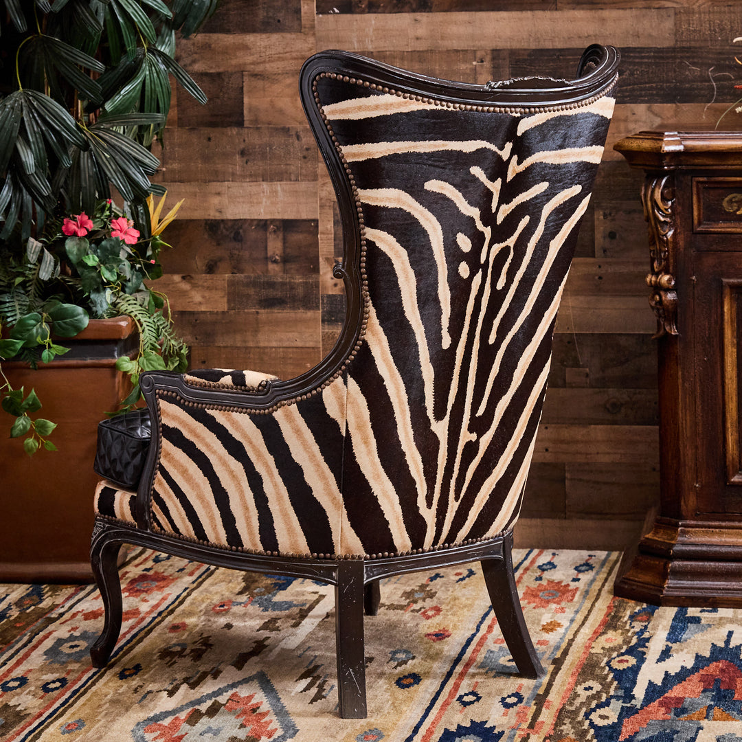 Danika Carved Zebra Chair