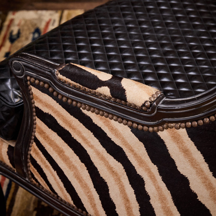 Danika Carved Zebra Chair