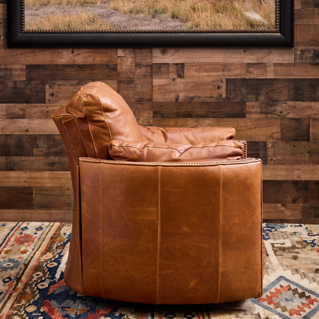 Brenham Croc Western Leather Snug Recliner