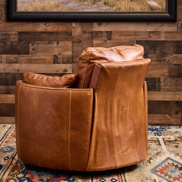 Brenham Croc Western Leather Snug Recliner
