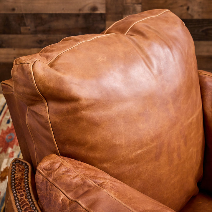 Brenham Croc Western Leather Snug Recliner