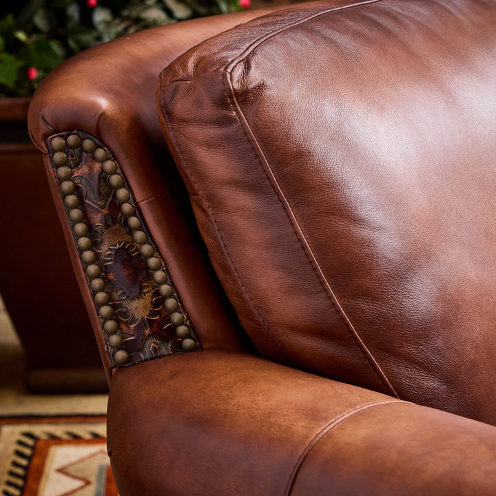 Kayhill Bosque Curved Leather Sofa