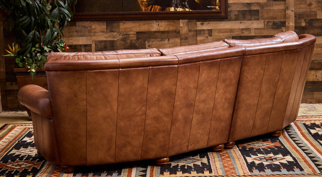Kayhill Bosque Curved Leather Sofa