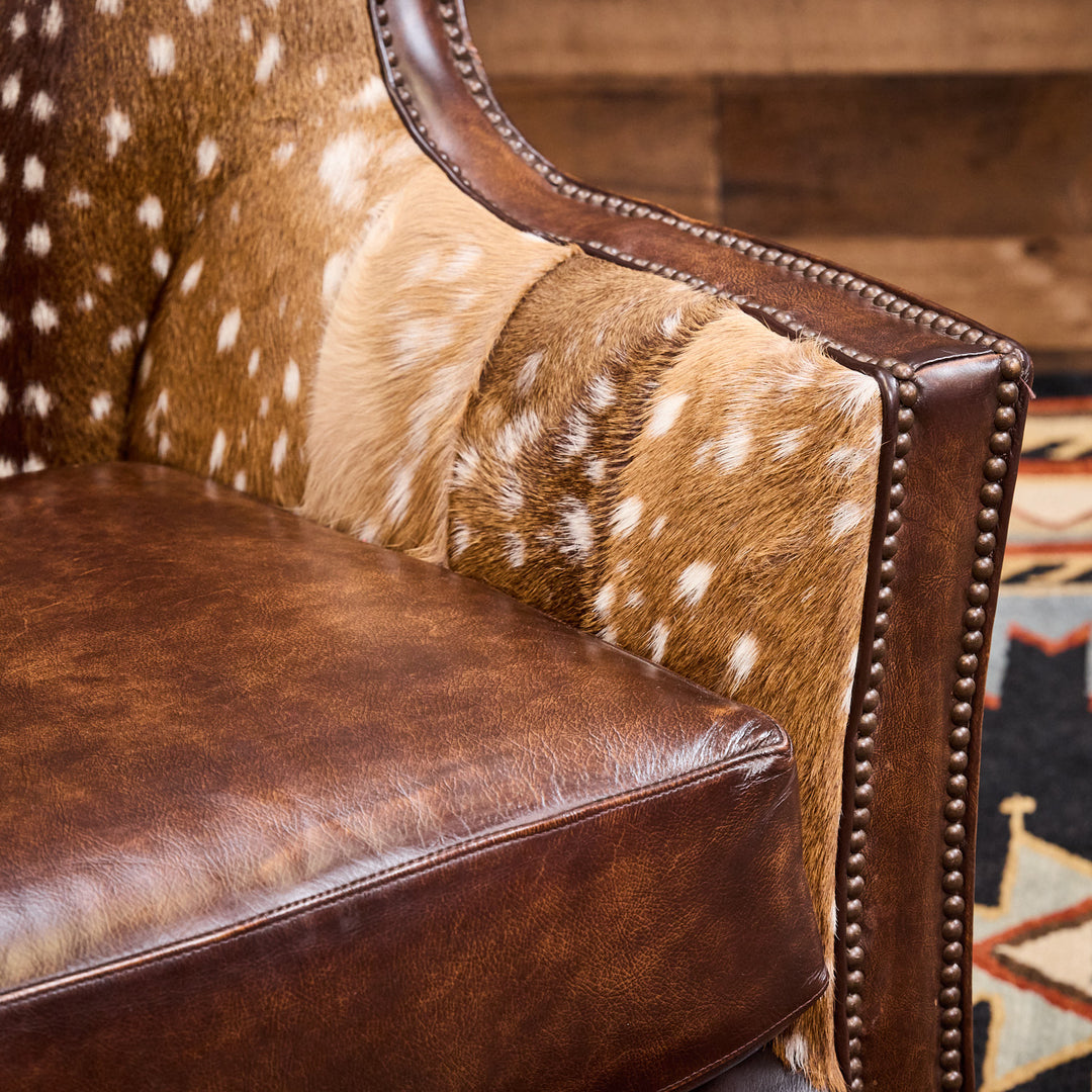 Puglia Axis Leather Swivel Chair