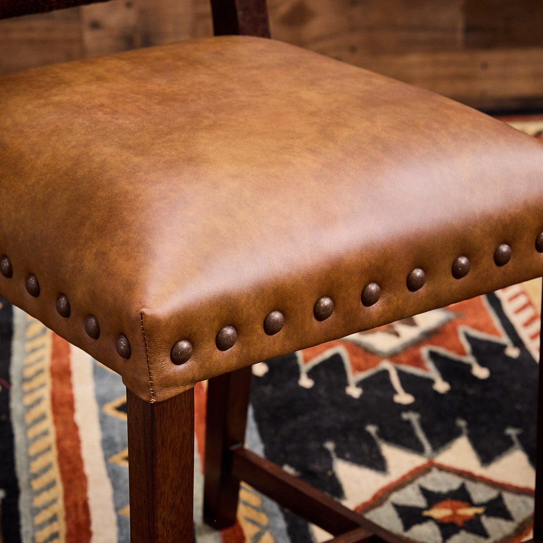 Copper Croc Bar Stool