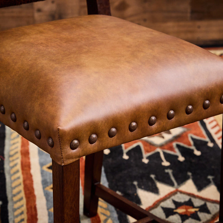 Copper Croc Bar Stool