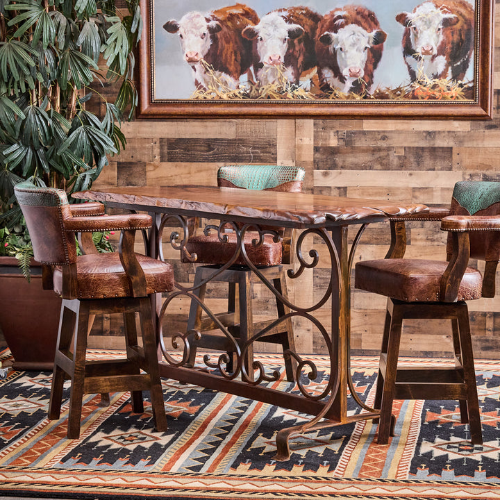 Cantina Mesquite Bar Table