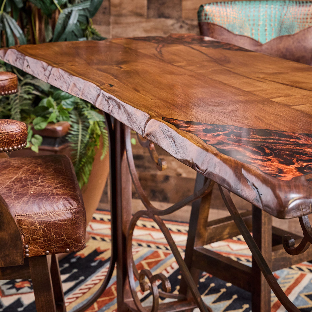 Cantina Mesquite Bar Table