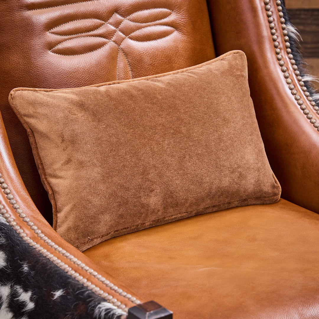 Cheyenne Boot Stitch Western Leather Chair