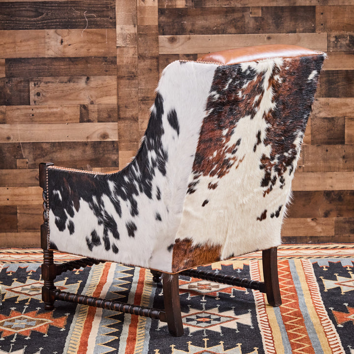 Cheyenne Boot Stitch Western Leather Chair