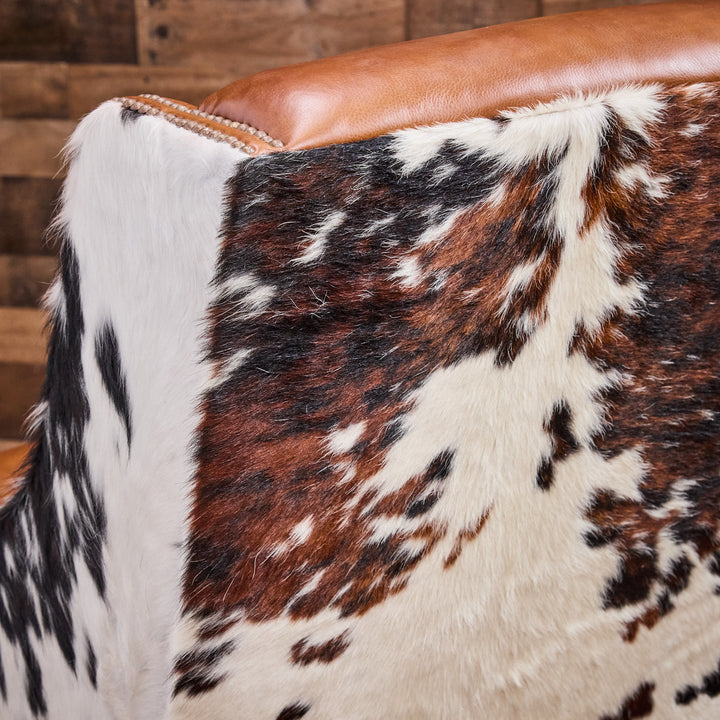 Cheyenne Boot Stitch Western Leather Chair
