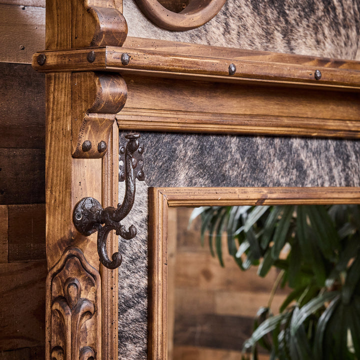 Jalisco Brindle Cowhide Hall Tree