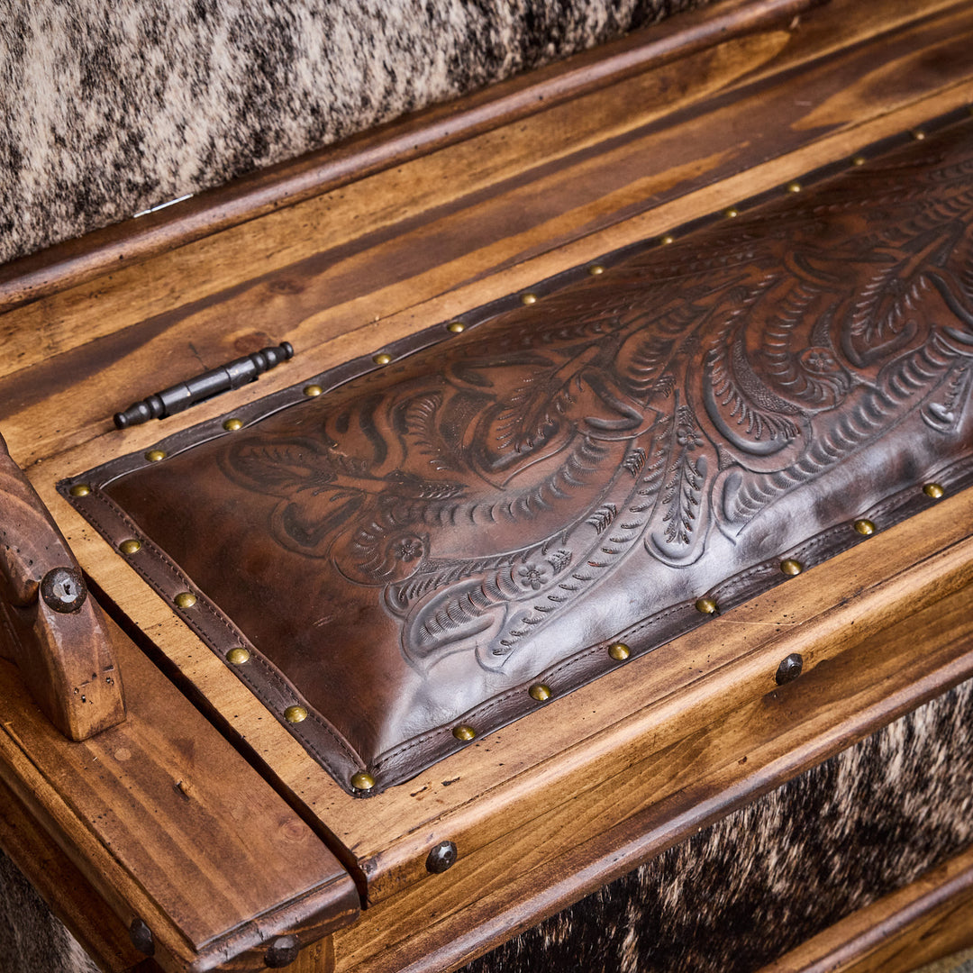 Jalisco Brindle Cowhide Hall Tree