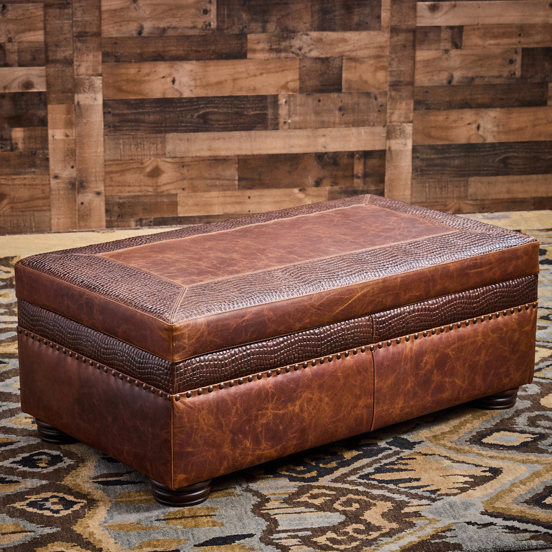 Denver Bison Oversized Storage Ottoman