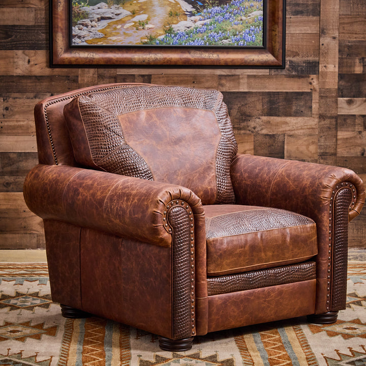 Denver Bison Leather Chair