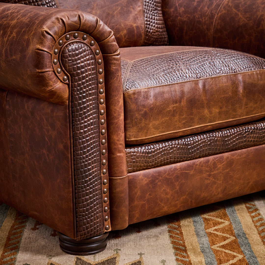 Denver Bison Leather Chair
