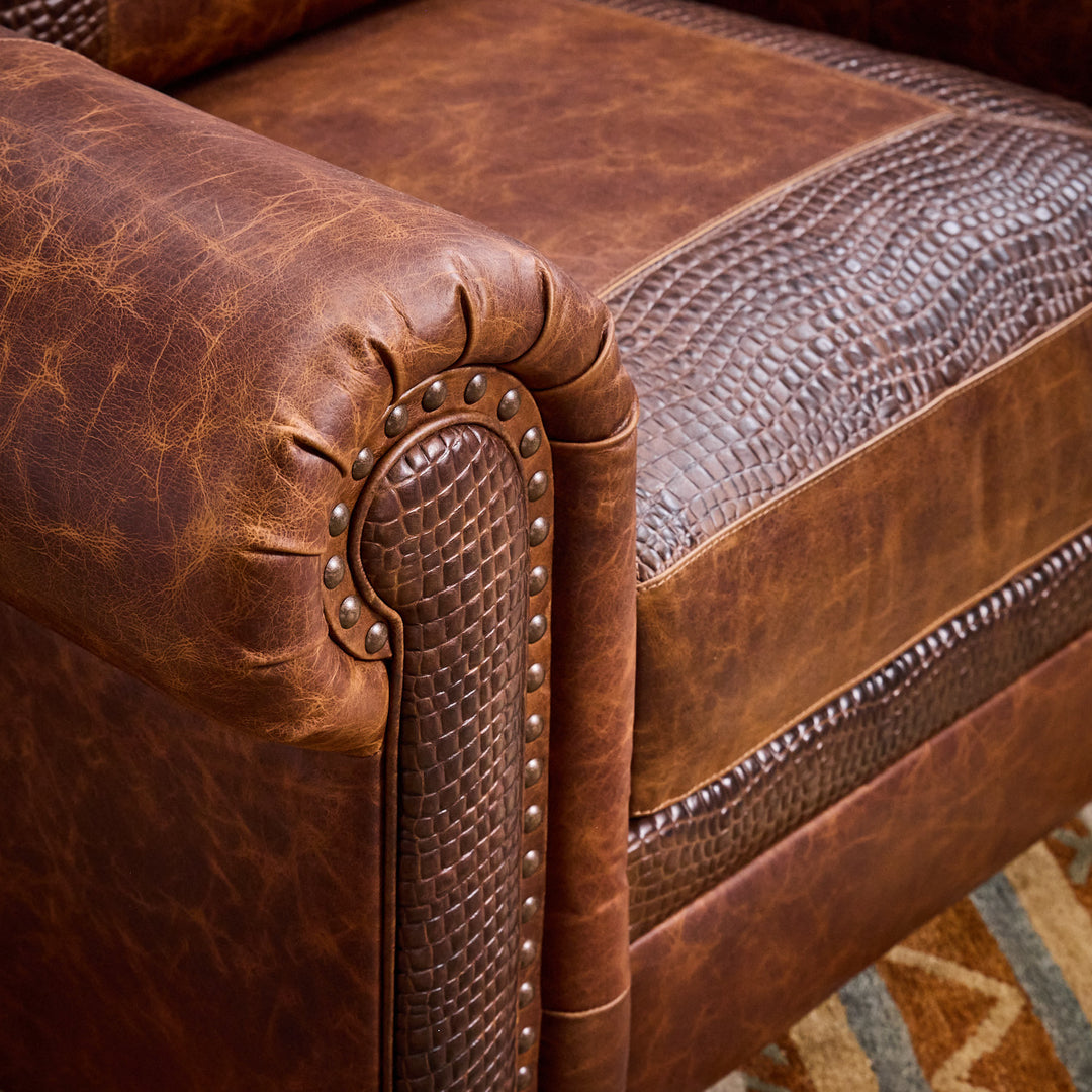 Denver Bison Leather Chair