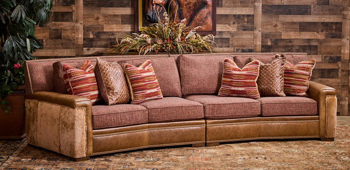 Scottsdale Valley Western Curved Sofa