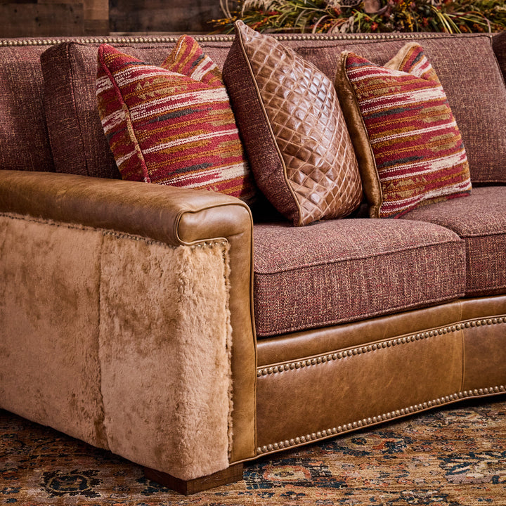 Scottsdale Valley Western Curved Sofa