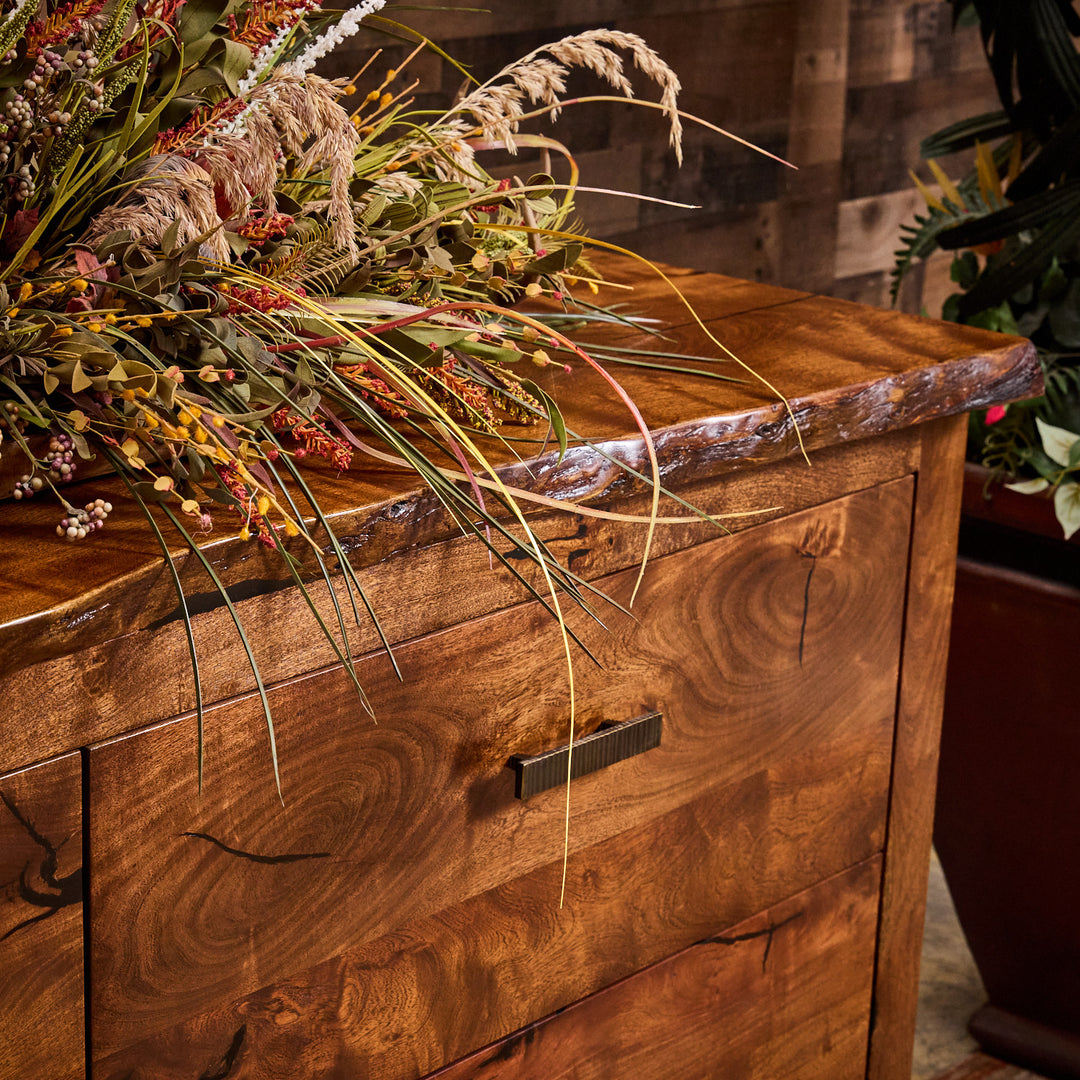 El Dorado Rustic Mesquite File Cabinet