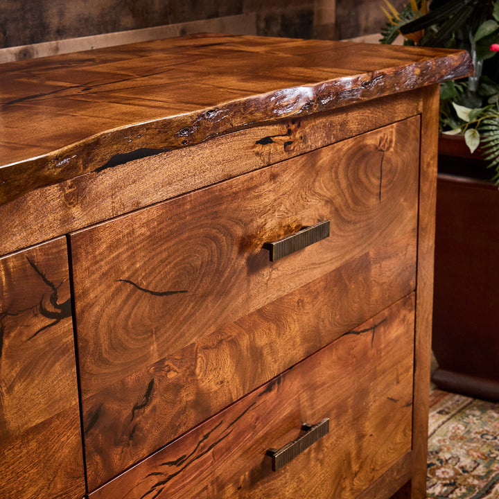 El Dorado Rustic Mesquite File Cabinet
