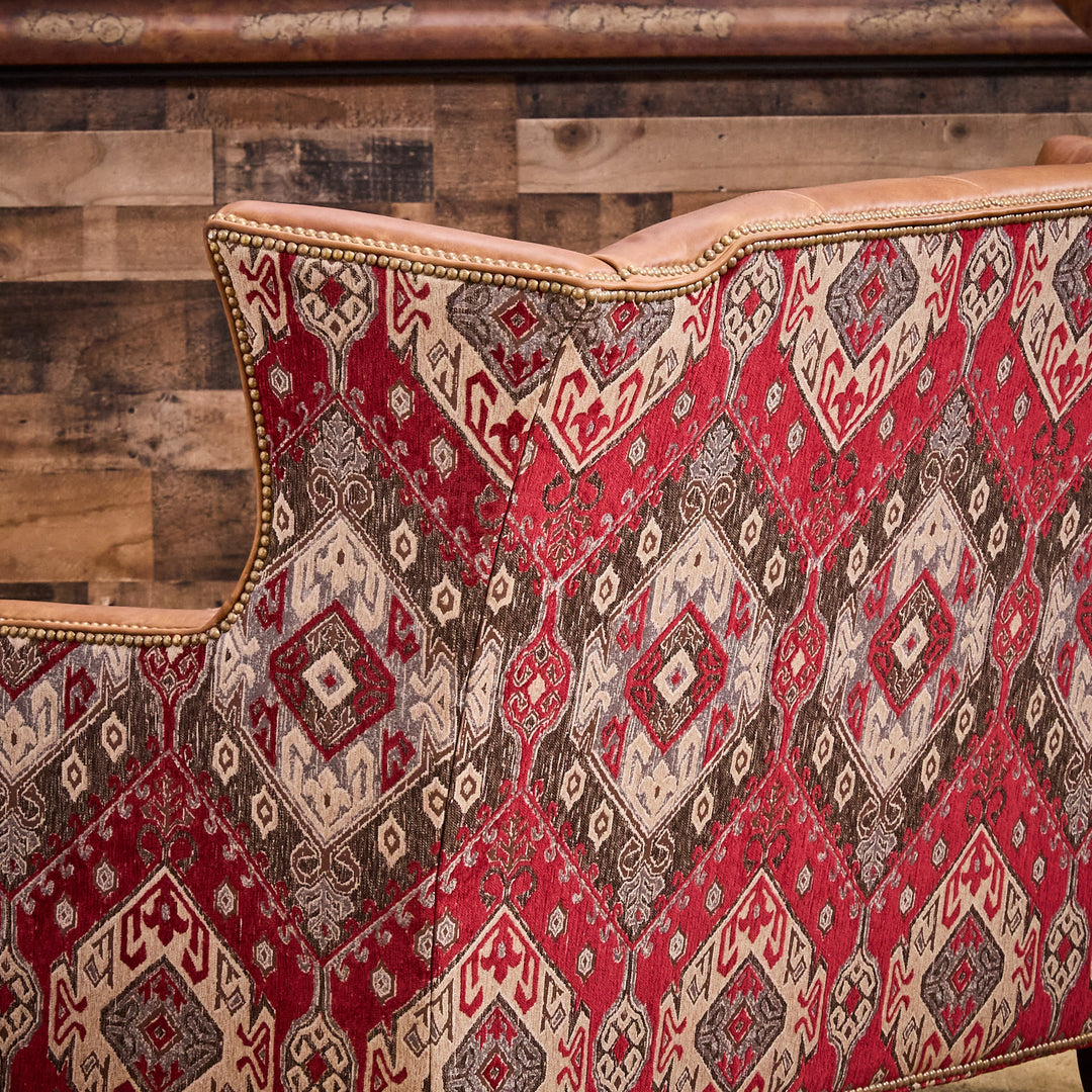 Roaring Springs Western Leather Loveseat